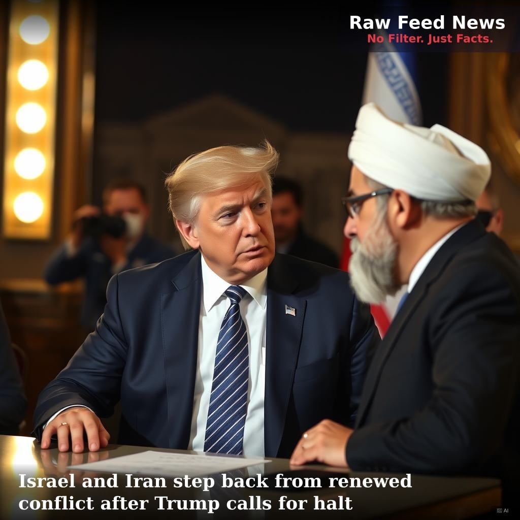Israel and Iran step back from renewed conflict after Trump calls for halt