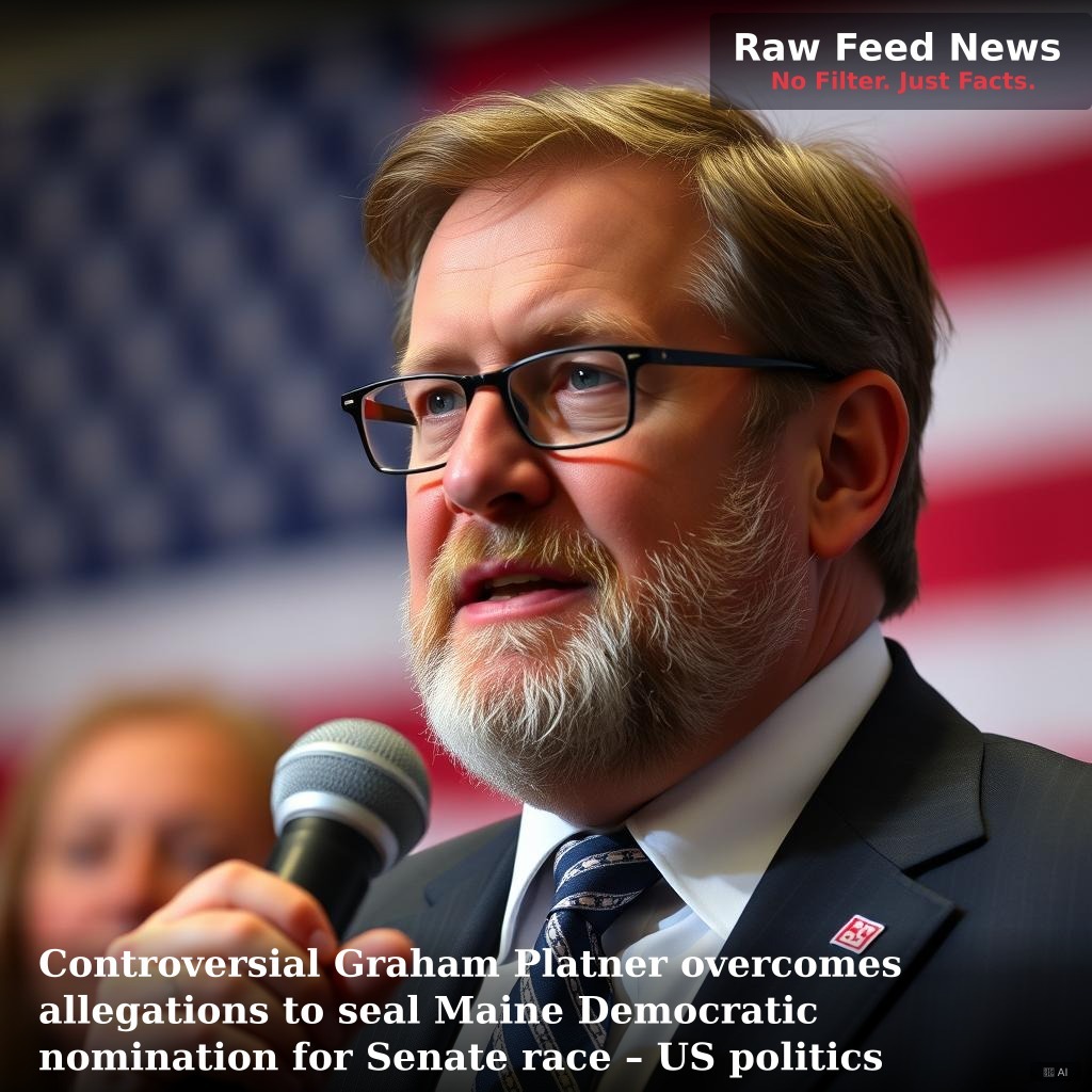 Controversial Graham Platner overcomes allegations to seal Maine Democratic nomination for Senate race – US politics live