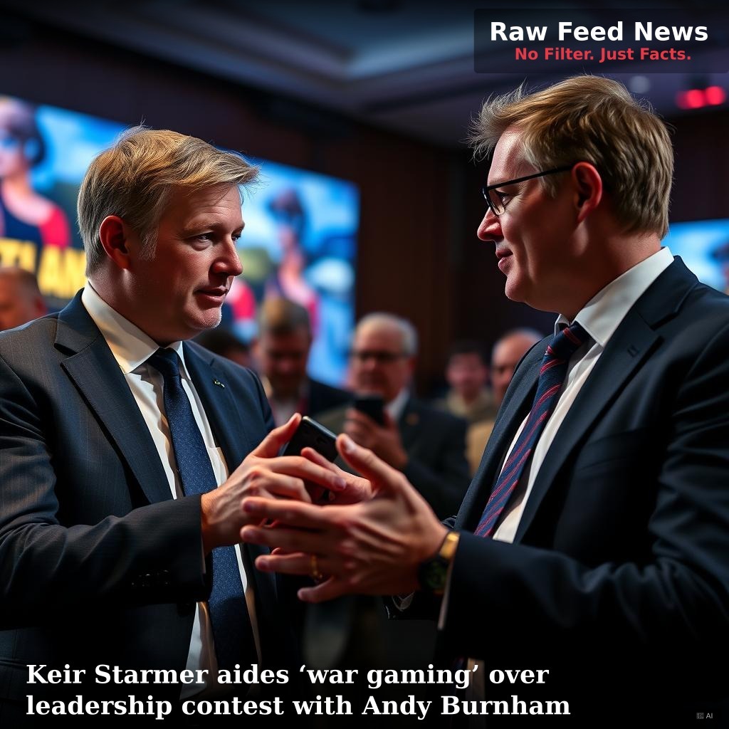 Keir Starmer aides ‘war gaming’ over leadership contest with Andy Burnham