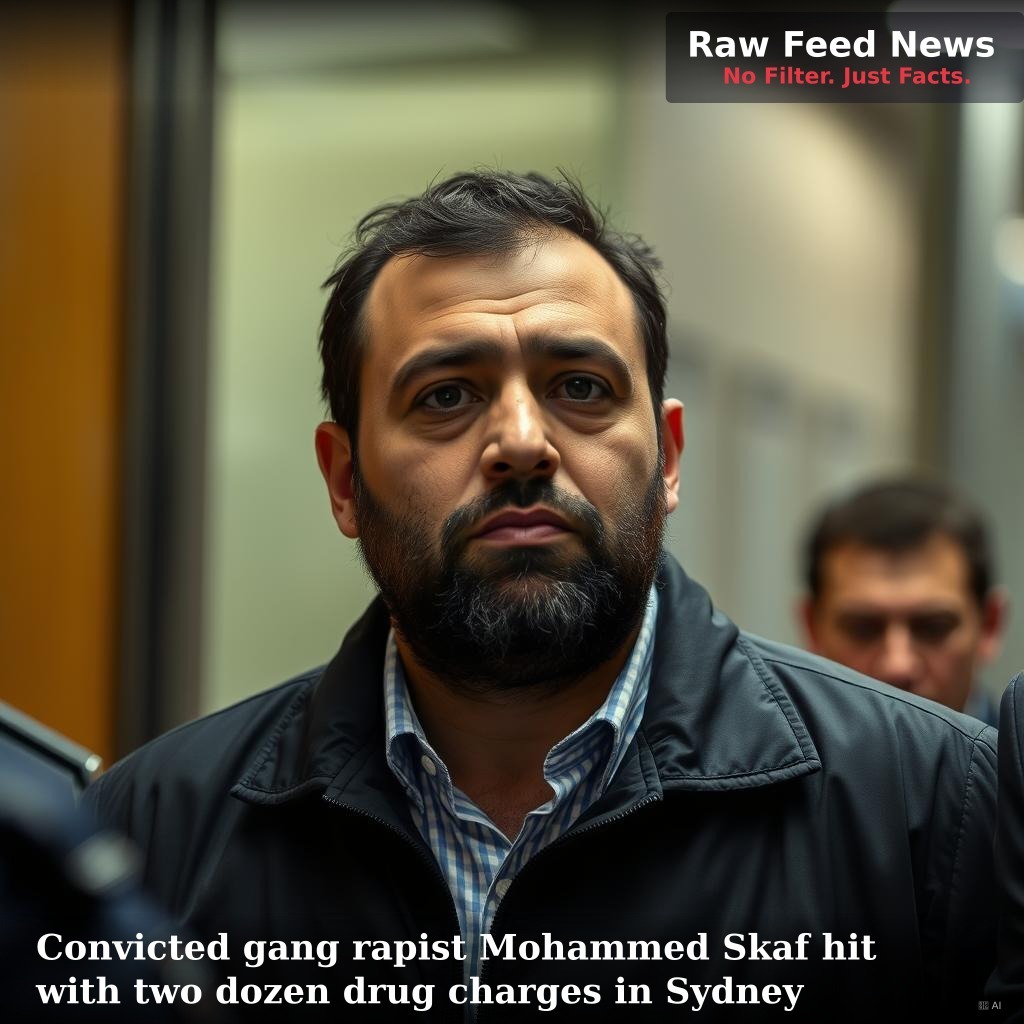Convicted gang rapist Mohammed Skaf hit with two dozen drug charges in Sydney