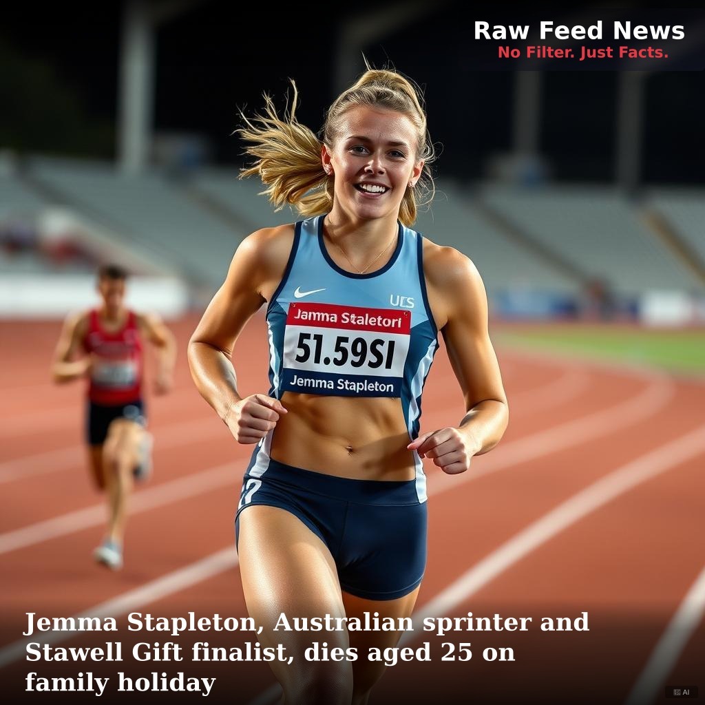 Jemma Stapleton, Australian sprinter and Stawell Gift finalist, dies aged 25 on family holiday