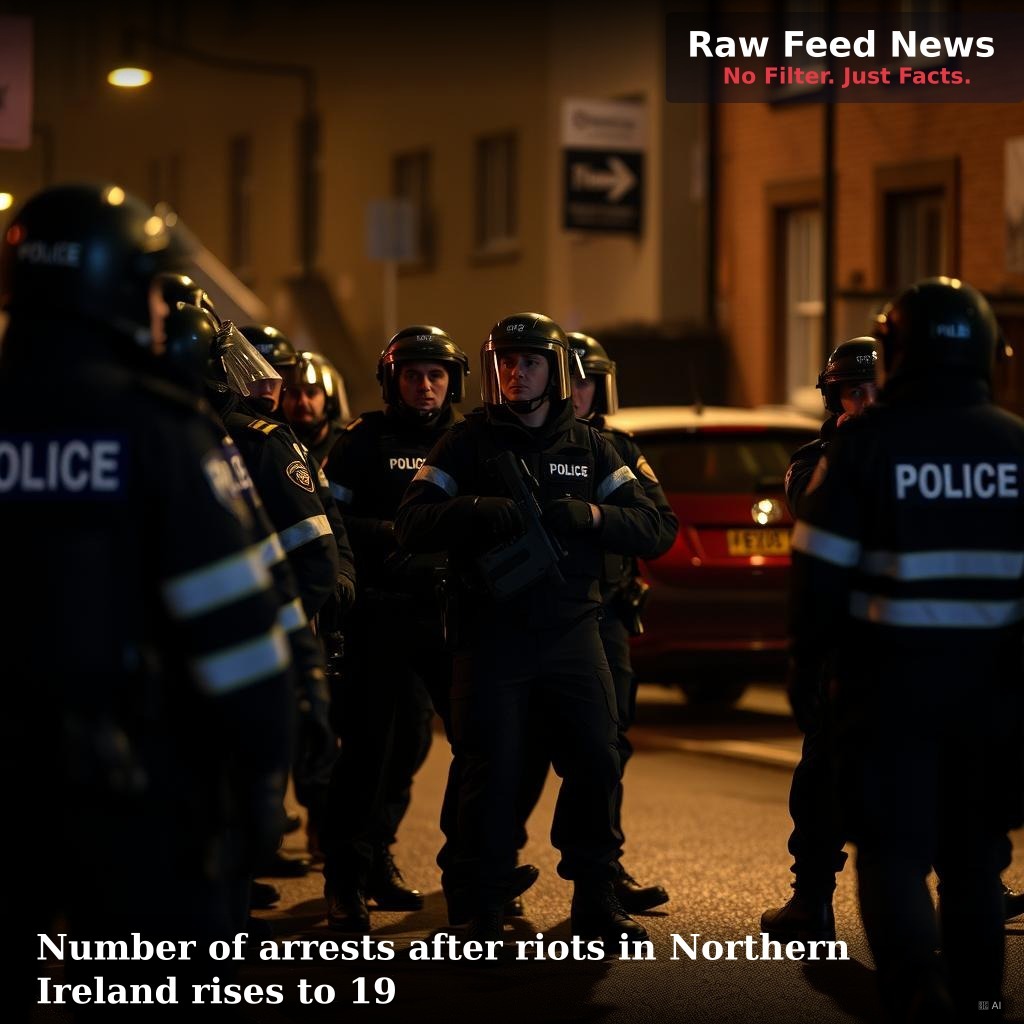 Number of arrests after riots in Northern Ireland rises to 19