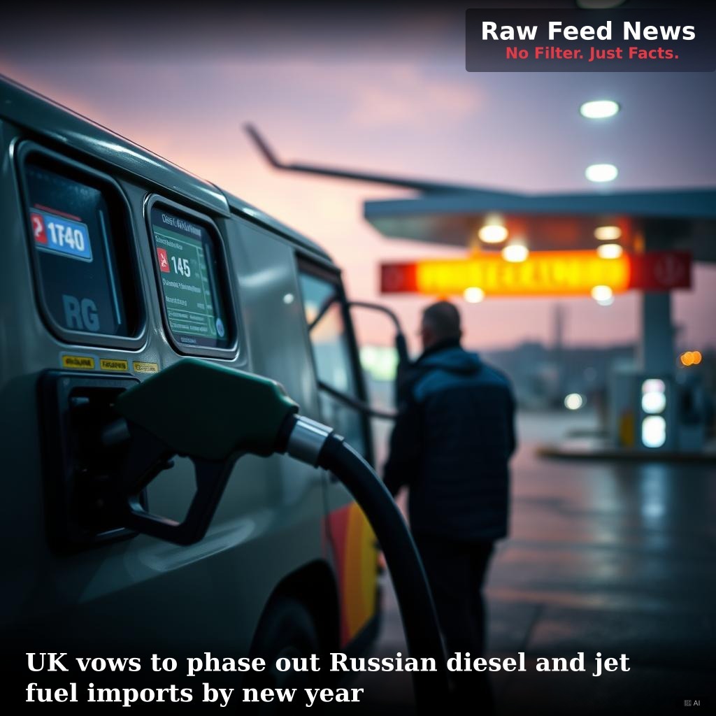 UK vows to phase out Russian diesel and jet fuel imports by new year