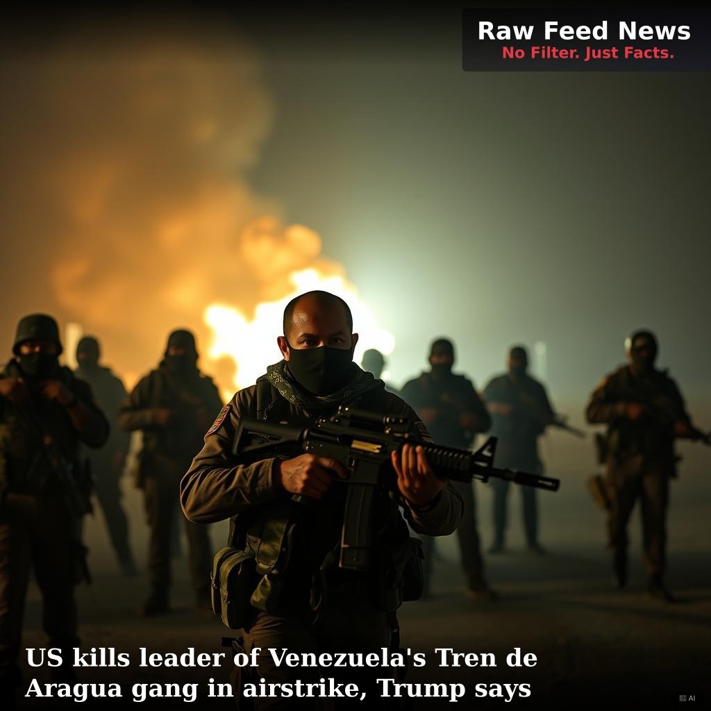 US kills leader of Venezuela's Tren de Aragua gang in airstrike, Trump says