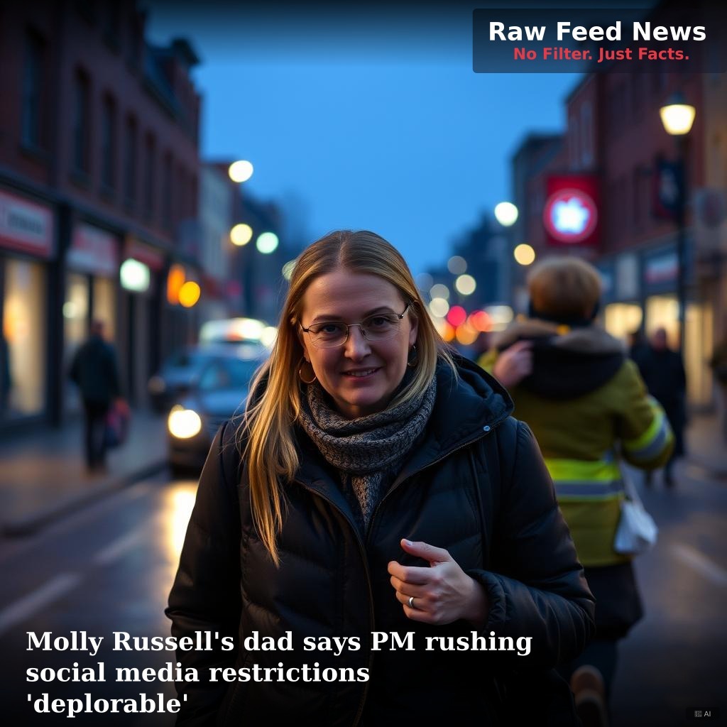 Molly Russell's dad says PM rushing social media restrictions 'deplorable'