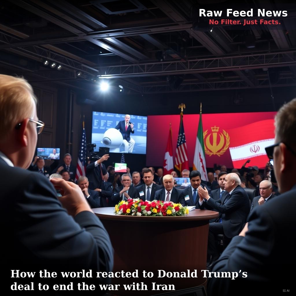 How the world reacted to Donald Trump’s deal to end the war with Iran
