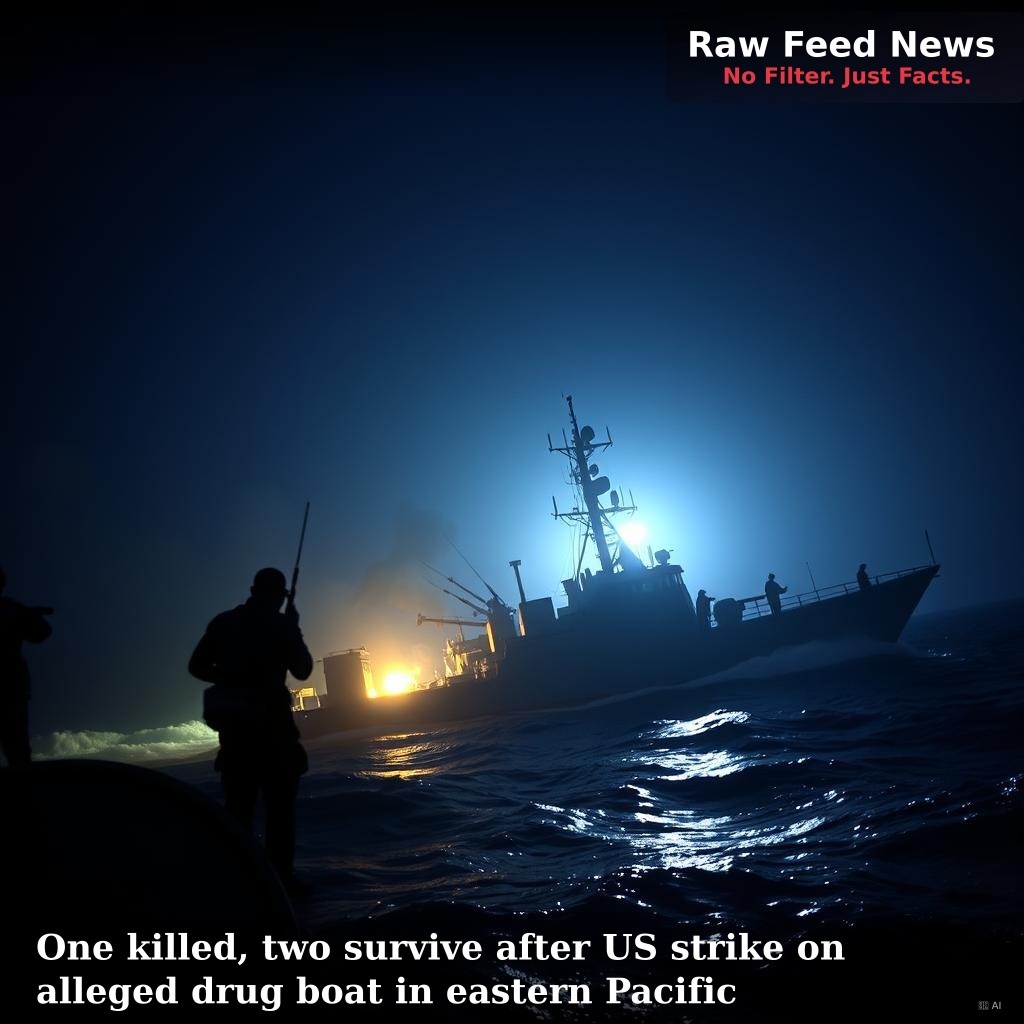 One killed, two survive after US strike on alleged drug boat in eastern Pacific